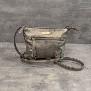 Vintage VTG Y2K 2000's 00's Diffusion Silver Gem Shoulder Crossbody Purse Bag